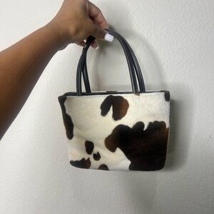 Stylish Cow Print Women's Bag